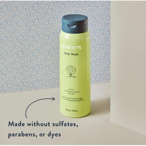 Harrys Body Wash GROVE 16oz