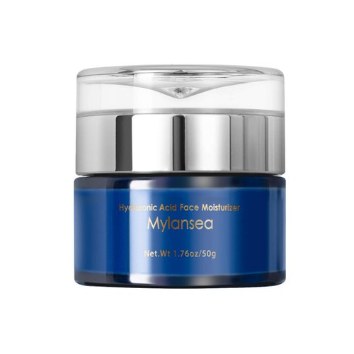 Mylansea Face Cream with Hyaluronic Acid, Face Moisturizer with Vitamin E for Lasting Hydrating, Smoothing your skin and Repairing Various Problems caused by Lack of Water, 50g
