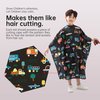 PERFEHAIR Kids Hair Cutting Cape, Cute Cars Pattern, Barber Haircut Cape Cover for Children, Baby, Toddler, Boys Salon Hair Cut Capes
