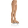 Mondor 3302 Light Tan Bamboo Over The Boot Figure Skating Tights L-G