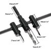 Luomorgo 1 3/16" to 7 7/8" Adjustable Hole Saw Circle Cutter Drill Bit Tool Saw Round Cutting for Drywall Wood