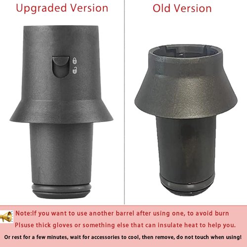 Upgraded Version Replacement Adapter Hair Dryer Converting To Curling Iron Styler for Dyson Supersonic Hair Dryer HD01 HD02 HD03 HD04 HD07 HD08, (Adaptor for Dyson Hair Dryer To Curling Iron Styler)