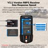 Radiolink R8FG V2.1 8CH Gyro Receiver, 2.4GHz 600m Long Range Control Voltage Telemetry, Water-Splash RX for RC Remote Controller RC8X/RC6GS V3/RC4GS V3 RC Crawler Car Boat