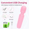 Choosjoy Mini Massager for Women-Small Cordless Hand-held Rechargeable Massage Stick for Body, Neck, Back & Shoulders (Pink)