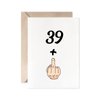 MAGJUCHE Funny 40th Birthday Card, 39+1 women Or Men Sweet 40 Years Old Birthday Gift Joke Card