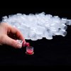 Tattoo Ink Caps Small,1000pcs Plastic Disposable Microblading Makeup Tattoo Ink Cups with Base,Pigment Ink Caps Sizes 11mm Tattoo Accessories for Tattoo Ink,Tattoo Kits,Tattoo Supplies (1000S)