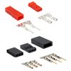 55 Sets Servo Plug Male Female Connector Crimp Pin Cable Kit with Crimping Tool Compatible JST SYP Futaba for Hitec Spektrum RC