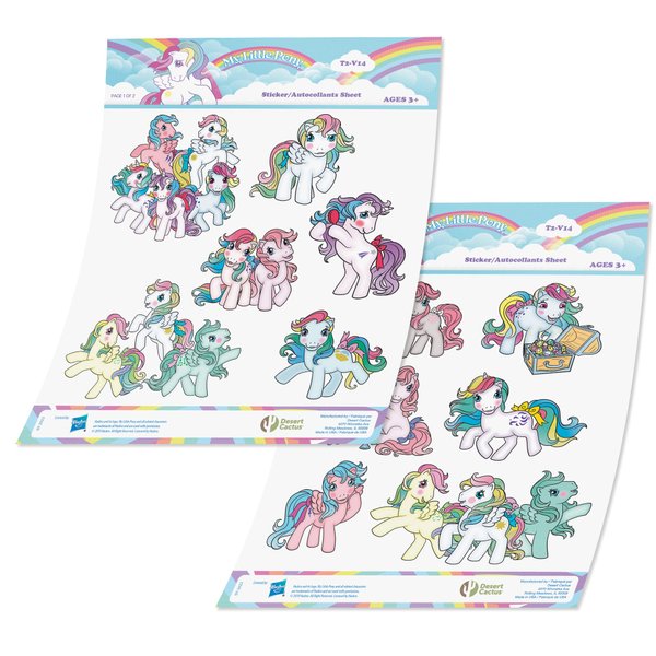 My Little Pony Sticker - 12 Stickers Vinyl Decal Laptop Water Bottle Car Scrapbook Decorations Birthday Favor Party Supplies (2-14)