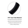 1PZ T18-X02 12 1/2"x2 1/4" (12.5x2.25) Inner Tube for Razor Pocket Mod Bella Chrissy Hannah Montana Electric Scooters Razor MX125 Dirt Rocket Replacement Inner Tube with TR87 Bent Valve Stem
