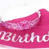YISSION Hot Pink Birthday Headband Birthday Girl Sash & Crown Happy Birthday Headband Princess Tiara Crown for Women Girls Birthday Party Decorations