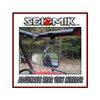 Seizmik Universal UTV Rear View Mirror for 1.75 Inch Round Tube UTV Models | Automotive Style | Offroad UTV SXS Wide Angle Mirror | Side by Side Accessories