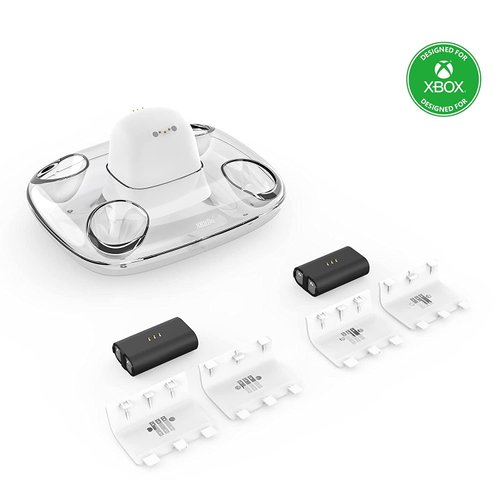 8Bitdo Dual Charging Dock for Xbox Wireless Controllers, Xbox Charging Station with Magnetic Secure Charging for Xbox Series X|S & Xbox One Controller (White)