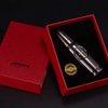 Navpeak Torch Jet Cigar Lighter Creative Bullet Shaped Windproof Turbine Inflatable Metal Lighters for Outdoor Barbecue (Butane Not Included) (Black)