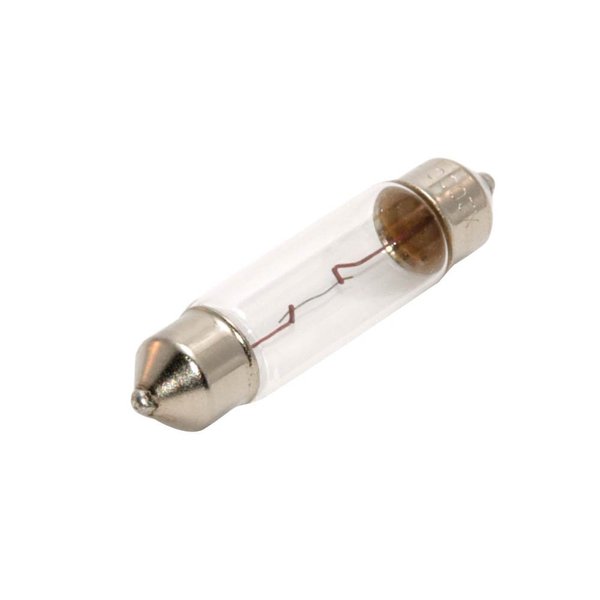 Bulbrite 715603 - 3 Watt Xenon Festoon Light Bulb, 12 Volt, T3-1/4, Clear
