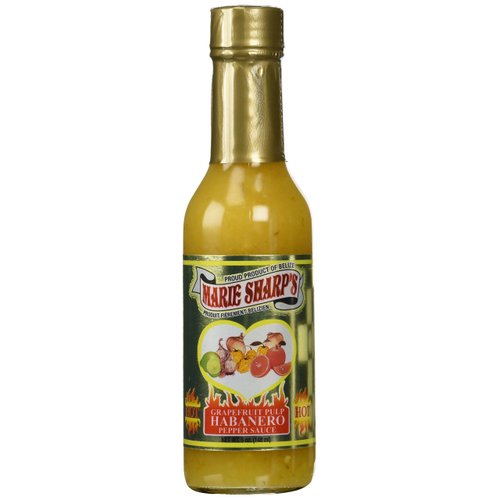 Marie Sharp's Grapefruit Pulp Habanero Hot Sauce 5oz
