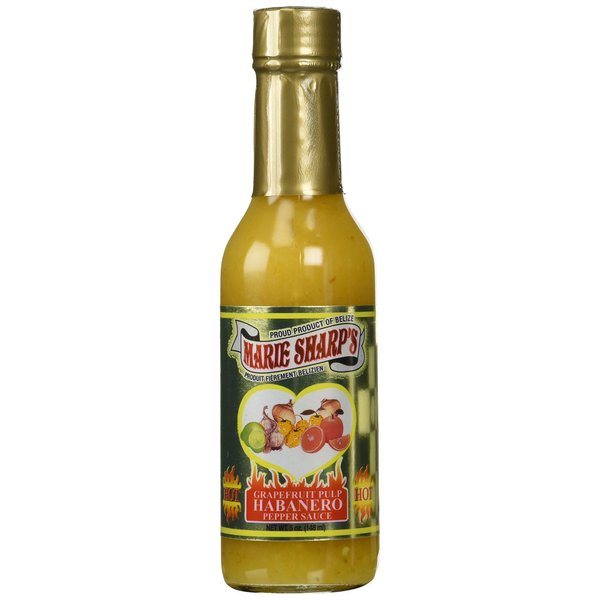 Marie Sharp's Grapefruit Pulp Habanero Hot Sauce 5oz
