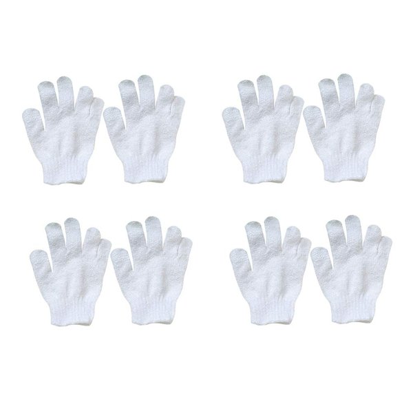 SUPVOX Kids Bath Finger Gloves Bath Scrubber Children Towel Gloves Exfoliation Body Shower 8pcs