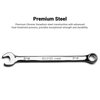 Capri Tools 7/16-inch Combination Wrench, 12 Point, SAE, Chrome (1-1404)