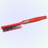 VOCOSTE 1 Pcs Hair Brush, Detangling Brush for Women and Men, Hair Brush for Straight, Curly, Long, Short, Dry Hair, Red, Plastic