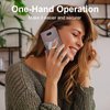 Finger Ring Stands Set Cellphone Ring Holder Transparent Phone Holder 360° Rotation Ring Stand Clear Cell Phone Kickstand Compatible with Most of Phones, Tablets, 2 Pack of Butterfly Silver