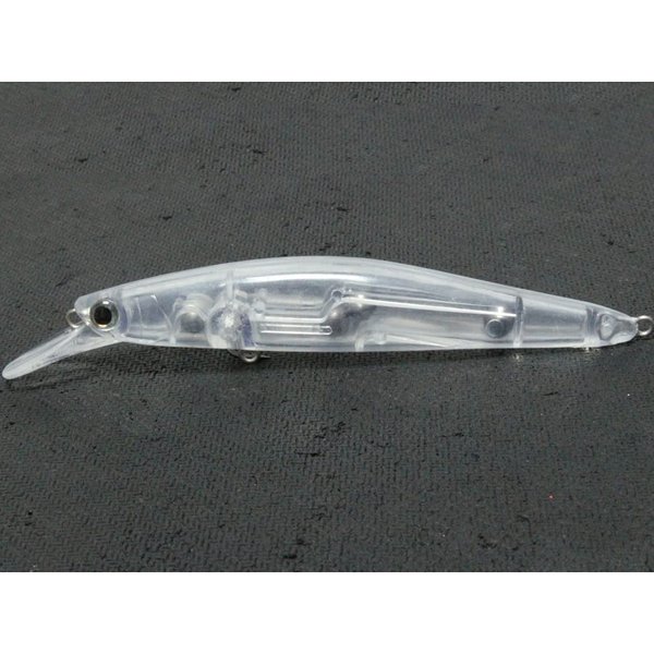 wLure 10 Blank Unpainted Minnow Crankbait Topwater Lipless Jerkbait Fishing Lures V3 (UPM673P10)