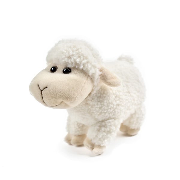 Tiny Heart Sheep Stuffed Animal, Sheep Plush toy, Lamb Stuffed Animal Cute Soft Stuffed Lamb Kids Boys and Girls birthday Home Decor Cuddly White Lamb Toys (standing)