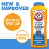 Arm & Hammer Foot Powder for Shoes & Feet, Talc-Free Odor & Moisture Control for Men & Women, 7 oz (3 Pack)