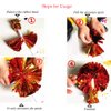 4Pcs Metallic Cheerleading Pom Poms for Kids, Creatiee 2 Pair Cheerleader Cheering Squad Pompoms for Boy Girl School Sports Games Team Spirit Cheer (Blue-Gold)