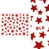 WOKOTO 10 Sheets Blue Red Stars Nail Art Stickers for Gel Nails 4th of July 3D Self-Adhesive Independence Day Nail Decals Stars Designs Nail Stickers for Acrylic Nails Art Design Stickers for Women