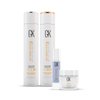 GK Hair Moisturizing Shampoo and Conditioner 300ml with Cashmere 50ml and Deep Conditioner Masque 200gm
