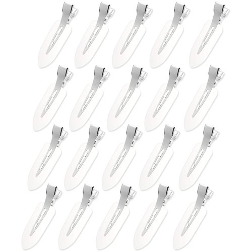 No Bend Hair Clips,20Pcs No Crease Hair Clips,Curl Pin Clips,Hair Clips Styling Duck Bill Clips No Dent Alligator Hair Barrettes for Man Woman Girl Salon Hairstyle Hairdressing Bangs Makeup