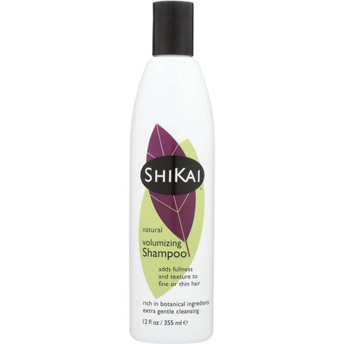Shikai Natural Volumizing Shampoo to Add Fullness & Texture - 12 Ounces (Pack of 2)