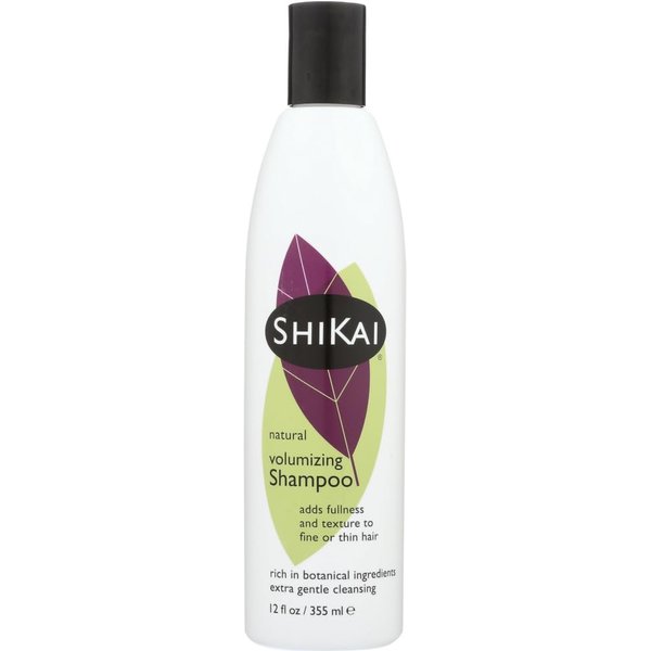 Shikai Natural Volumizing Shampoo to Add Fullness & Texture - 12 Ounces (Pack of 2)