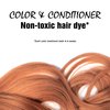 Light Mountain Henna Hair Color & Conditioner - Light Red Hair Dye for Men/Women, Organic Henna Leaf Powder and Botanicals, Chemical-Free, Semi-Permanent Hair Color, 16 Oz
