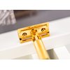 Merkur Classic 2-Piece Double Edge Safety Razor Gold Plated, 1 Count