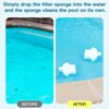 Ukulork 18/24 Pack Pool Oil Absorbing Scum Sponge, Hot Tub Scum Absorber, Hot Tub Accessories for Swimming Pool and Spa