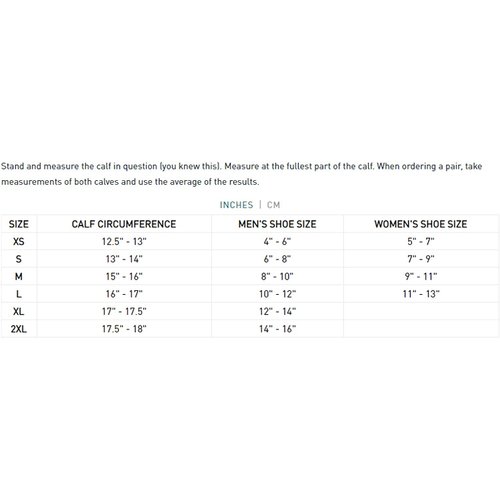 Shock Doctor Compression Socks Calf Shin. (1 Pair) Pain Relief, Recovery, Shin Splints, Achilles Tendon Stability and Support. For Running, Football, Basketball and more