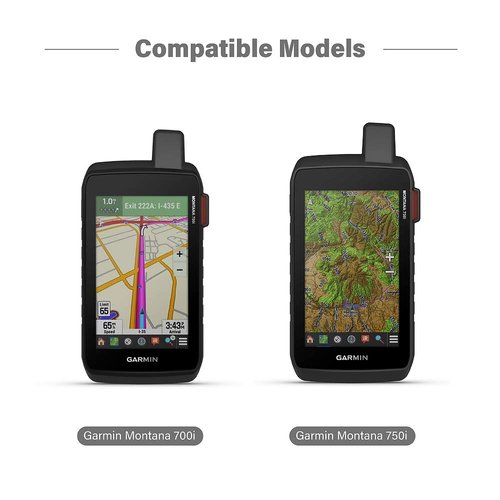 TUSITA Case Compatible with Garmin Montana 750i 700i (NOT for Montana 700)- Silicone Protective Cover - Rugged Handheld GPS Navigator Accessories
