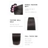 UNice Hair Brazilian Straight Hair 3 Bundles Hair Weft 100% Unprocessed Virgin Human Hair Extensions Weave Natural Color (14 16 18inch)