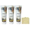 Bath & Body Works Dressed In White 3 Pack Ultimate Hydration Body Cream Bundle with a Wild Jasmine Bar Soap - Full Size
