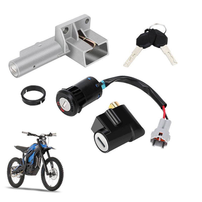 Motorcycle OEM Ignition Key Switch Starter Key Set Aluminum with Key ...