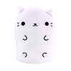 Cats vs Pickles - Holiday Jumbo - Snowball - 8" Super Soft & Squishy Bean-Filled Weighted Stuffed Animals - Great for Kids - Collect as Desk Pets, Fidget Toys, or Sensory Toys., Small (V1169)