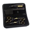 Kutting Edge - Hair Scissors Professional Hair Cutting Scissors Kit Thinning Shears - Hairdressing Scissors Set - Barber Scissors Black 6.0"