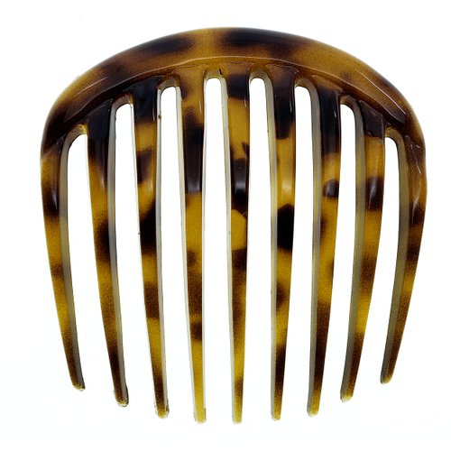Camila Paris CP2878 French Hair Side Comb Small Rounded, Tokyo, French Twist Hair Combs, Strong Hold Hair Clips for Women Bun Chignon, No Slip Styling Girls Hair Accessories Made in France