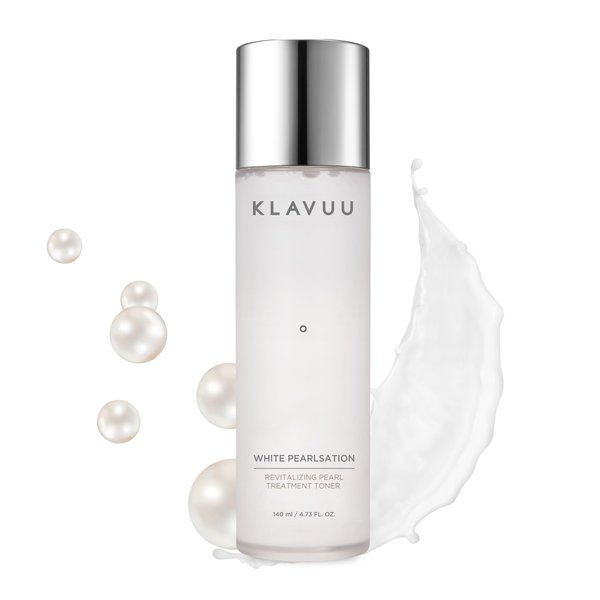 KLAVUU Pearlsation Hydrating Milk Toner with Pearl Extract 140ml (4.76 fl.oz) | Skin Radiant Essence with Niacinamide, Wrinkle Care Skin Care with Adenocine, Gentle Exfoliator with Apple Extract