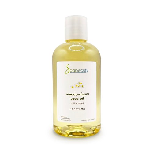 Soapeauty MEADOWFOAM SEED OIL Cold Pressed Unrefined | 100% Pure Natural Meadowfoam Seed Oil for Face & Hair | Moisturizer for Skin, Promotes Hair Growth, Balms | 8 fl oz