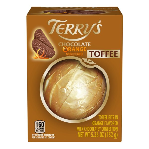 Terry's Milk Chocolate Orange Toffee 5.36 oz Box