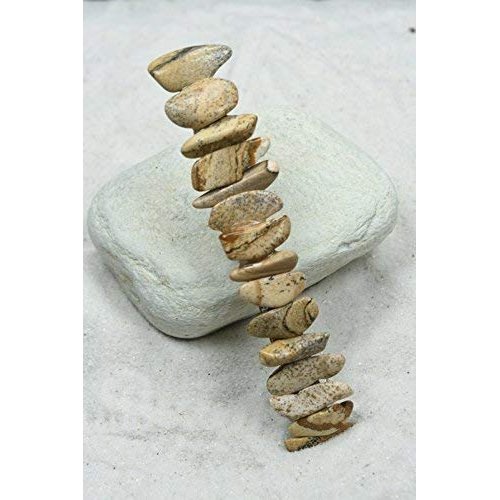 Picture Jasper Stone French Barrette Hair Clip 4" or 100 mm Length