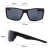 VITENZI Bifocal Sunglasses for Men and Women Sport Wrap Around Reading Sun Tinted Glasses with Readers - Palermo in Black 1.75