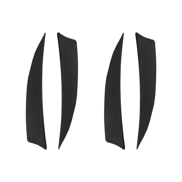 Zhan Yi Archery Fletchings Real Turkey Shield Feathers 4 inch Full Length 50 Pack Glued Right Wing for Arrows DIY